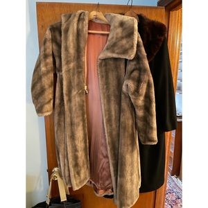 Vintage faux fur coat